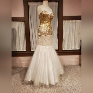 Gold & Ivory White Mermaid